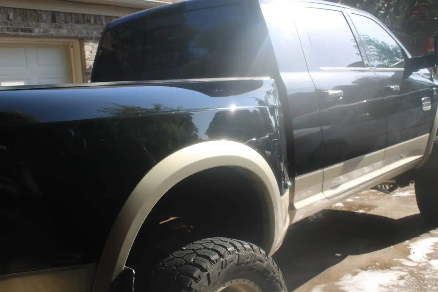 Black RAM side after its exterior refresh