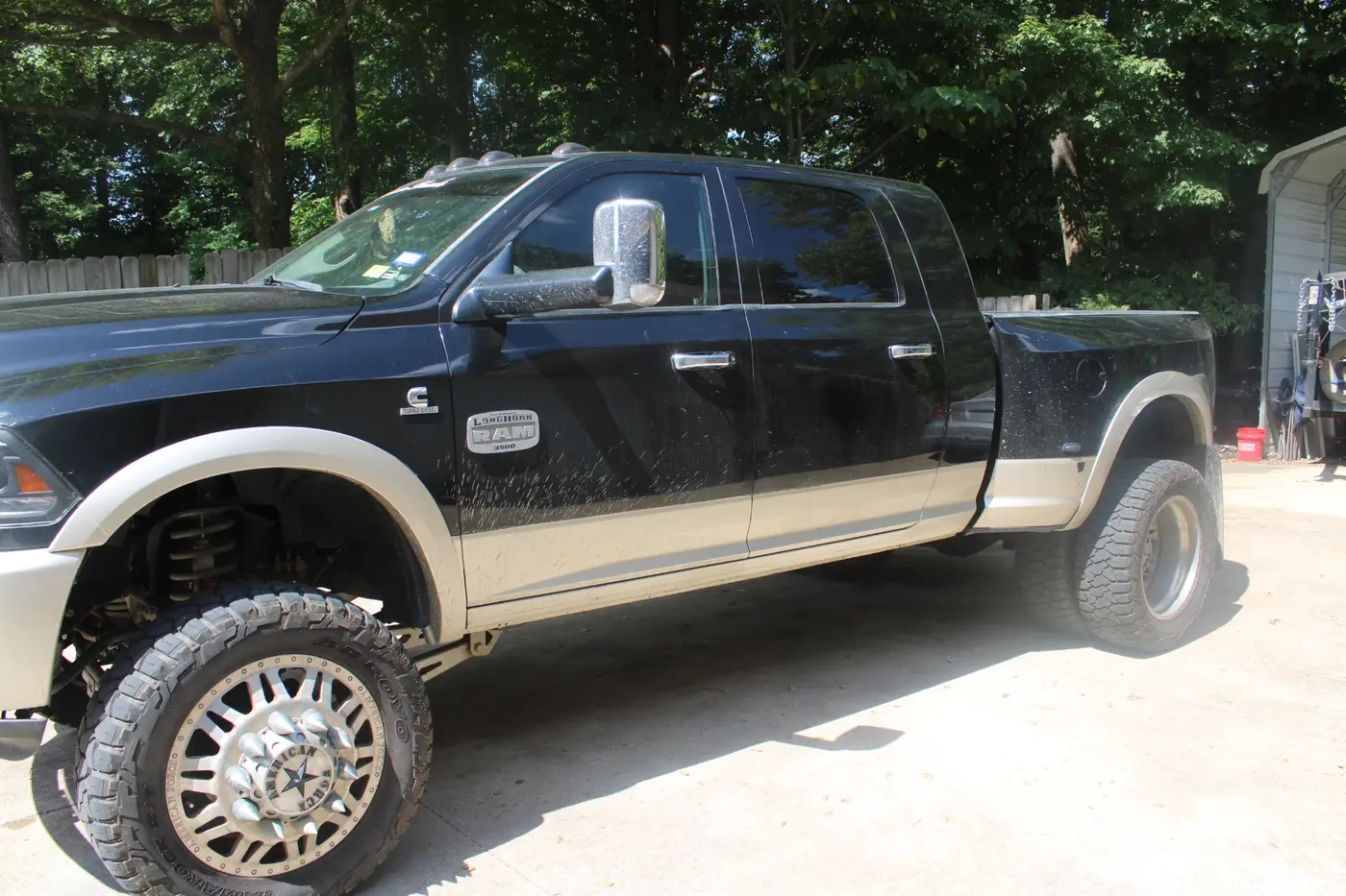 Black RAM side before its exterior refresh